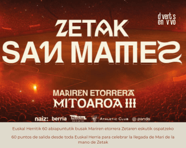 Imagen del evento: Bidaiak ZETAK San Mamés - 2026ko ekainaren 19a